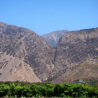 Ha Gorge behind Monestiraki.
