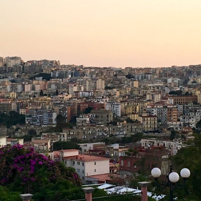 A view over Naples from Capodimonte hill.